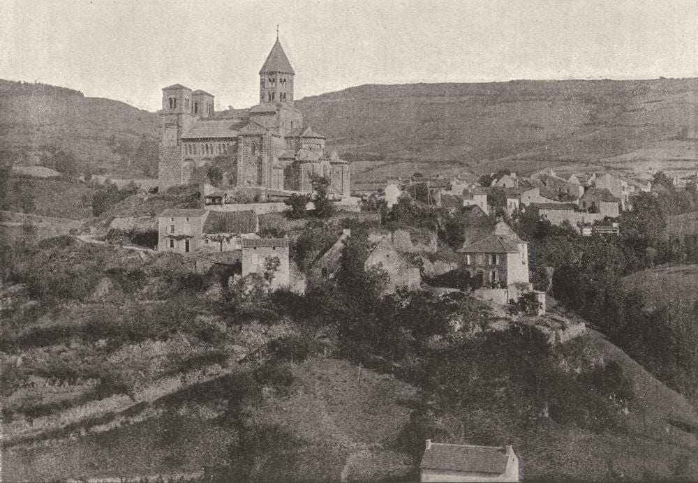 PUY- DE- DÔME. St- Nectaire 1895 old antique vintage print picture